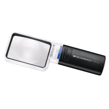 Mobilux® LED nagyító, 3,5X, szögletes